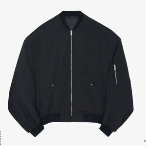 The Frankie Shop Lumi Bomber Jacket - Black